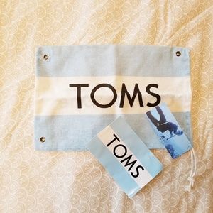 Toms shoe bag and sticker
